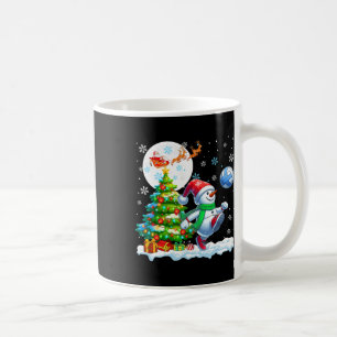 Snowman spielt Volleyball Xmas Bäume farbenfrohe K Kaffeetasse