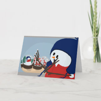 Snowman Stansfield Feiertagskarte