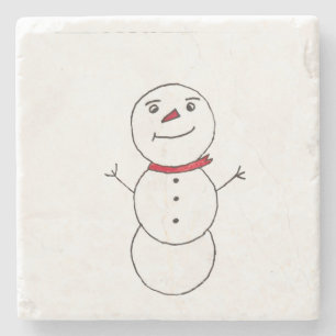 Snowman Steinuntersetzer