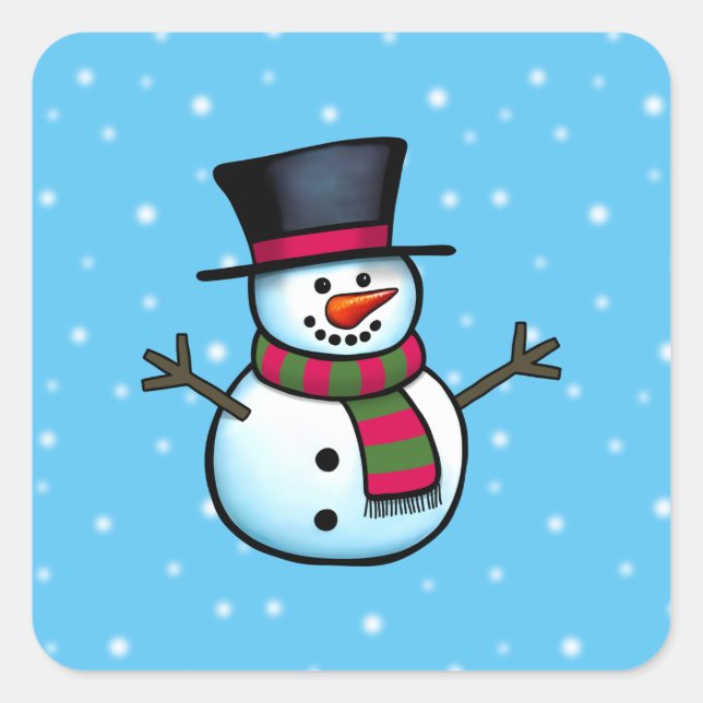 Snowman Sticker (Vorderseite)