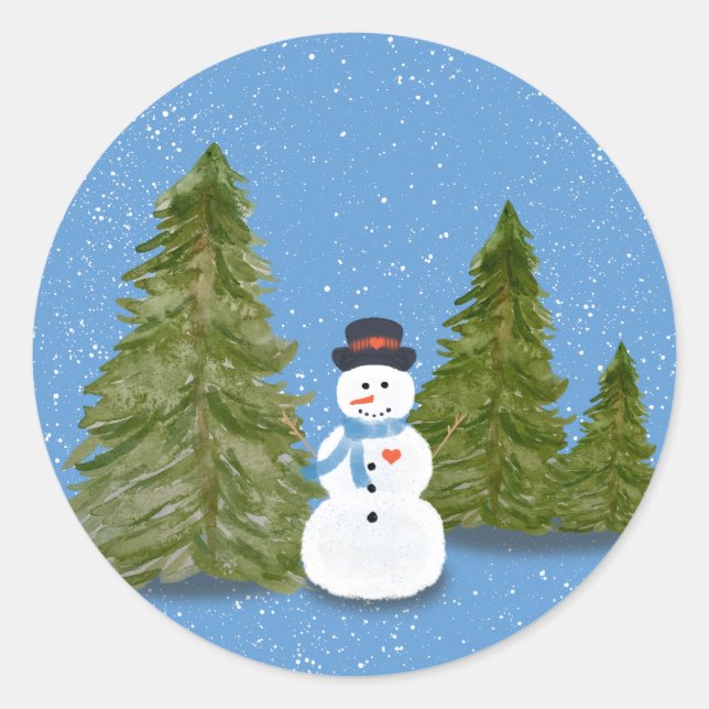 Snowman sticker  (Vorderseite)