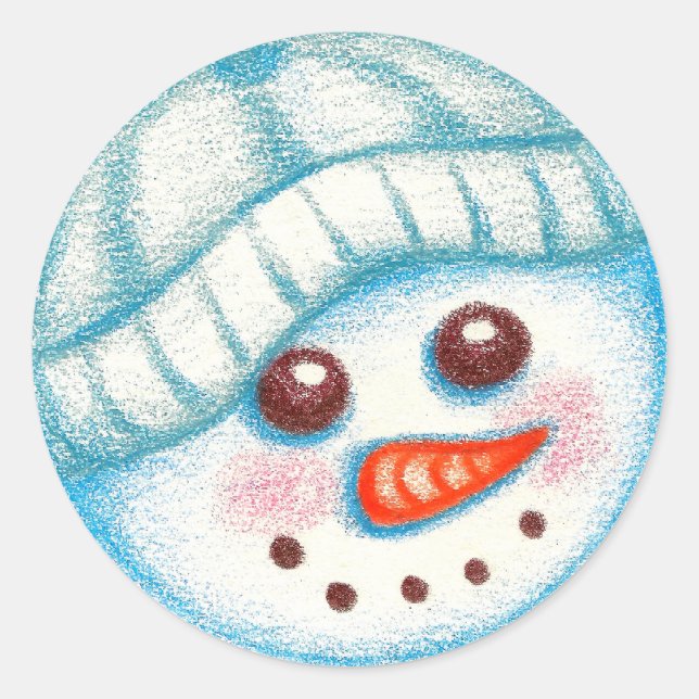 Snowman Sticker (Vorderseite)