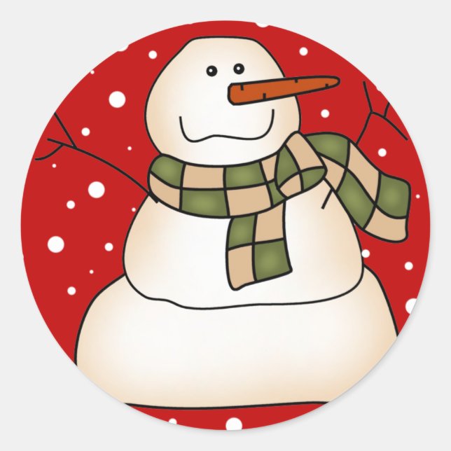 Snowman Stickers (Vorderseite)