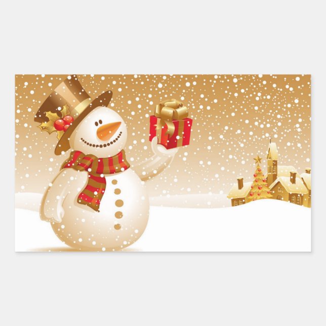 Snowman Stickers (Vorderseite)