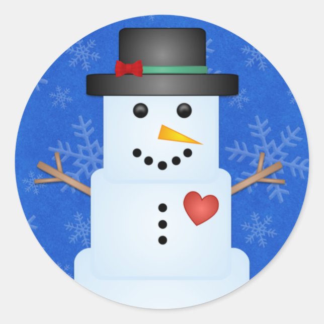 Snowman Stickers (Vorderseite)