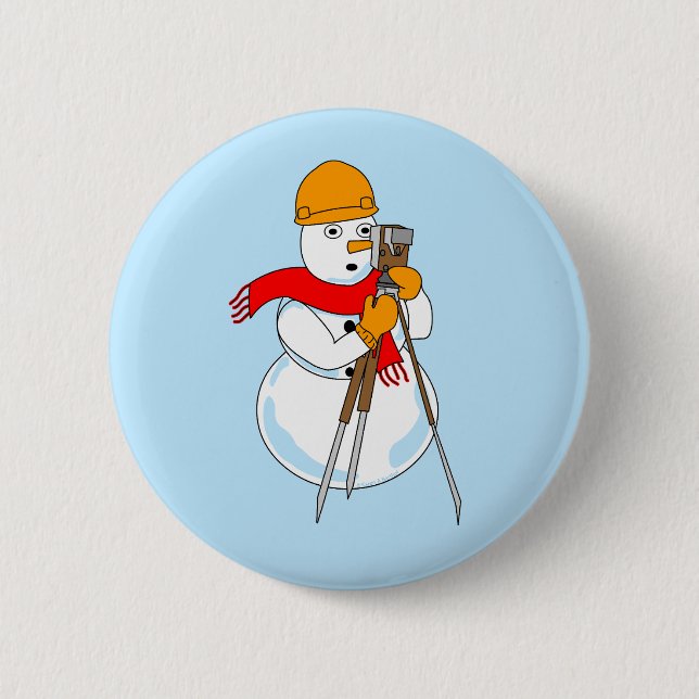 Snowman Surveyor Button (Vorderseite)