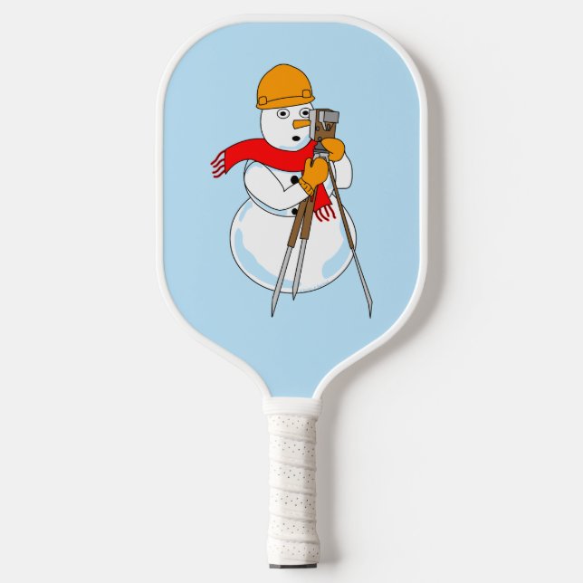 Snowman Surveyor Pickleball Schläger (Vorderseite)