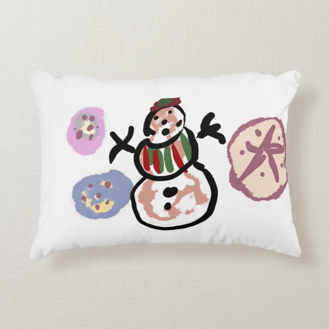 Snowman sweet dekokissen (Vorderseite)