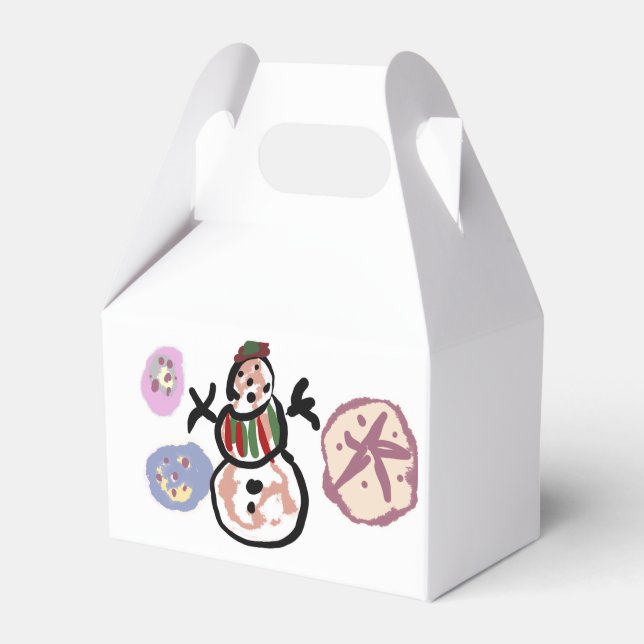 Snowman sweet geschenkschachtel (Vorderseite)