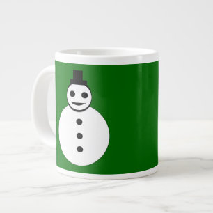 Snowman-Tasse lächeln Weihnachten Jumbo-Tasse