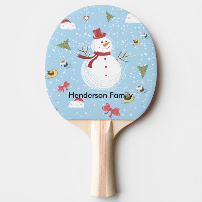 Snowman Tischtennis Schläger (Vorderseite)