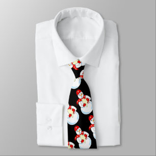 Snowman Tooth Neck Tie Krawatte