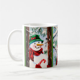 Snowman- u. Kardinalsfreunde Schale Kaffeetasse