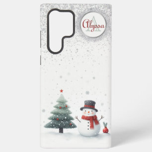 Snowman und Evergreen Samsung Galaxy Hülle