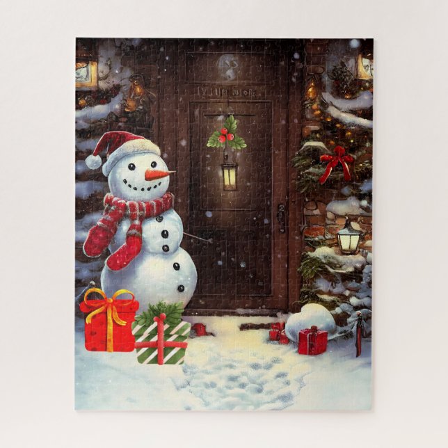 Snowman Vintage Weihnachten (Vertikal)