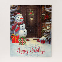 Snowman Vintage Weihnachtsgrüße