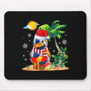 Snowman Volleyball Weihnachtsmannmütze Weihnachten Mousepad