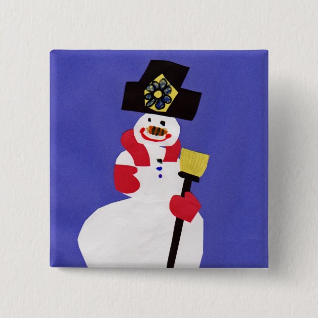 Snowman von VictoriaShaylee Button (Vorderseite)