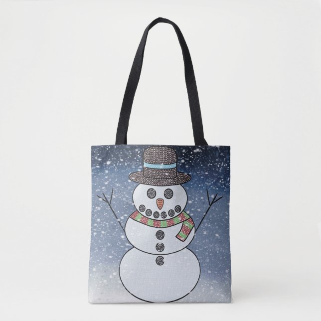 Snowman w/BG (Single) - Tasche (Vorderseite)