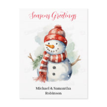 Snowman Watercolor