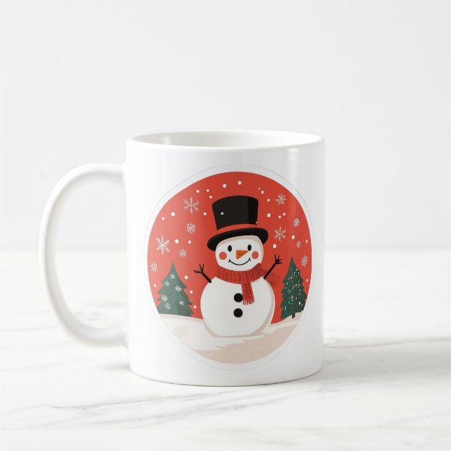 Snowman Weihnachts-Tasse | Holiday Coffee Tasse |  (Links)