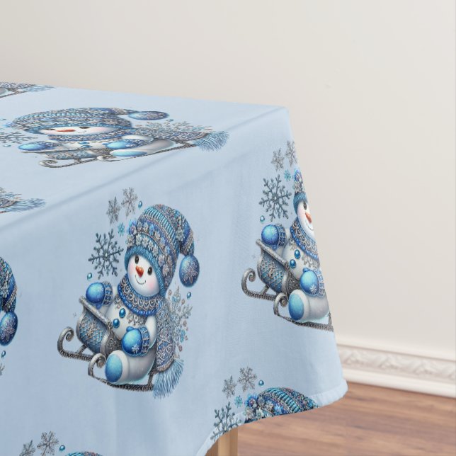 Snowman Weihnachtsfest Weihnachten Weihnachten Tischdecke (Beispiel)