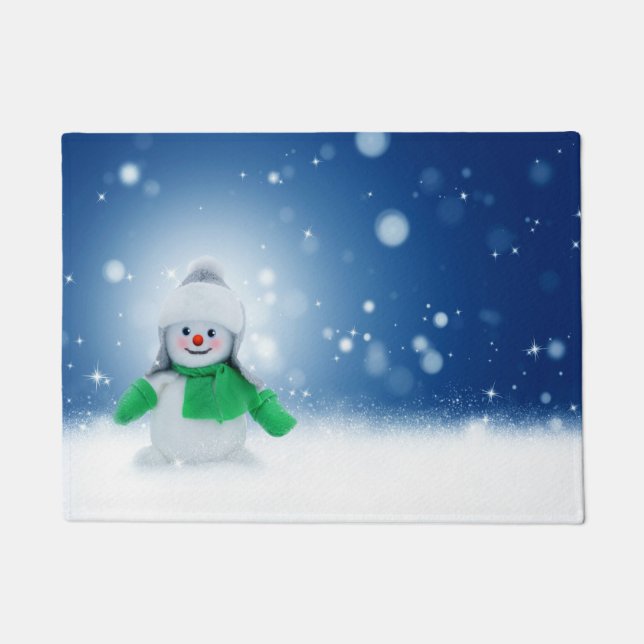 Snowman Wises Fußmatte (Vorderseite)
