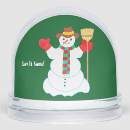 Snowman With Text Schneekugeln