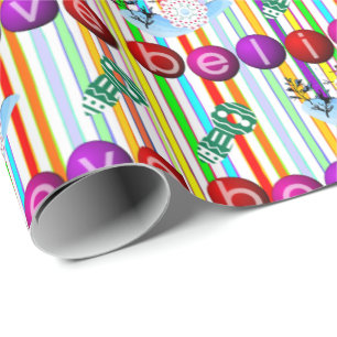 Snowman Wrapping Paper Glaube Geschenkpapier