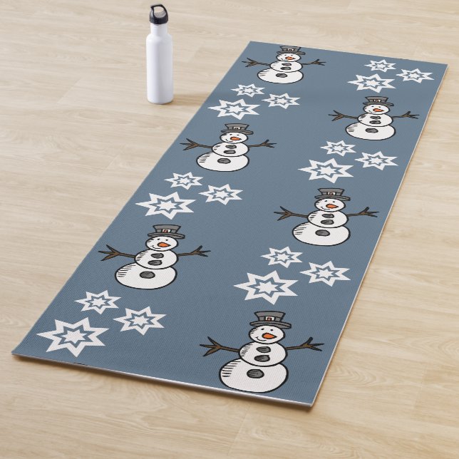 Snowman Yogamatte (Beispiel)