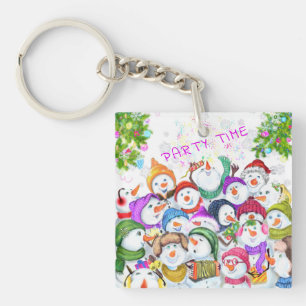Snowmans Weihnachtsgeschenk für Schlüsselanhänger