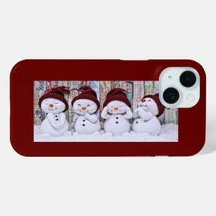 Snowmen Apple iPhone 15 coque
