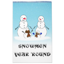 SNOWMEN JAHR "RUND KALENDER
