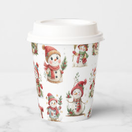 Snowmen Paper cup Pappbecher