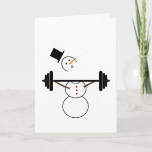 Snowmen Snatch Card Feiertagskarte