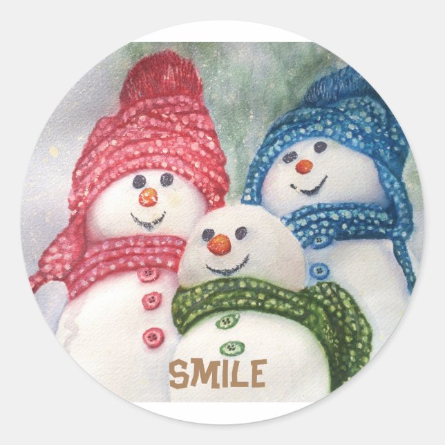 SNOWMEN Sticker (Vorderseite)
