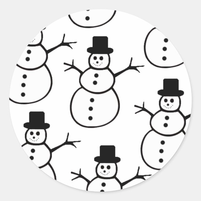Snowmen Stickers (Vorderseite)