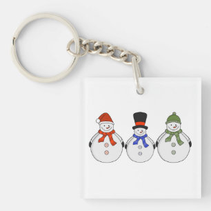 Snowmen Winter kommt Schlüsselanhänger