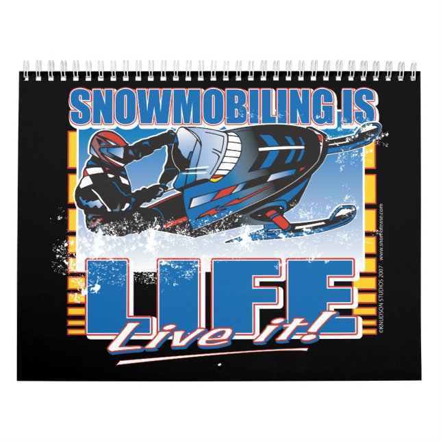 Snowmobile Calander Kalender (Titelbild)