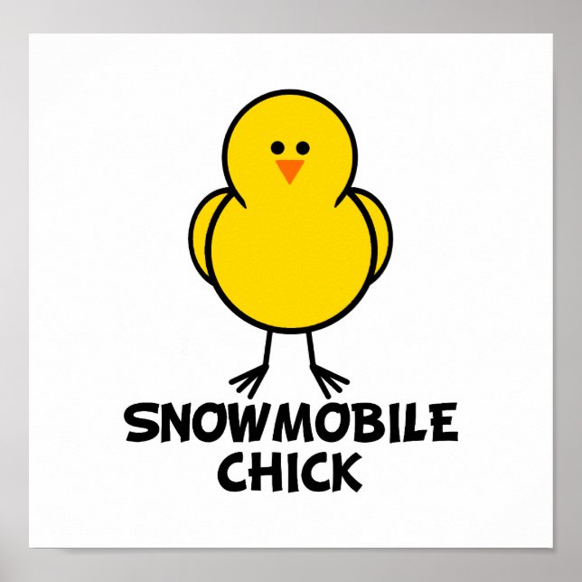 Snowmobile Chick Poster (Vorne)