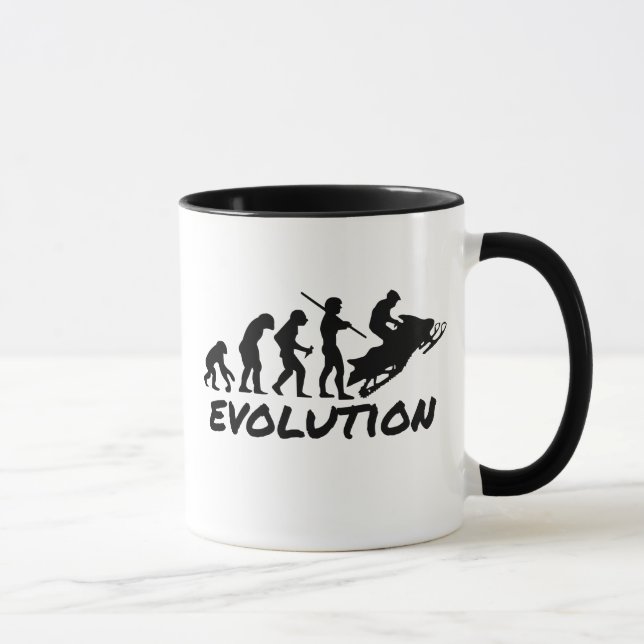 Snowmobile-Evolution Tasse (Rechts)