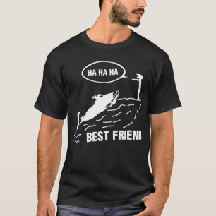 Snowmobile Ha Ha Ha Best Friends T-Shirt