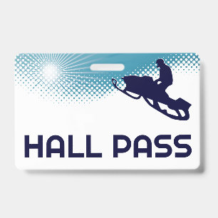 Snowmobile Lehrersaalpass Ausweis