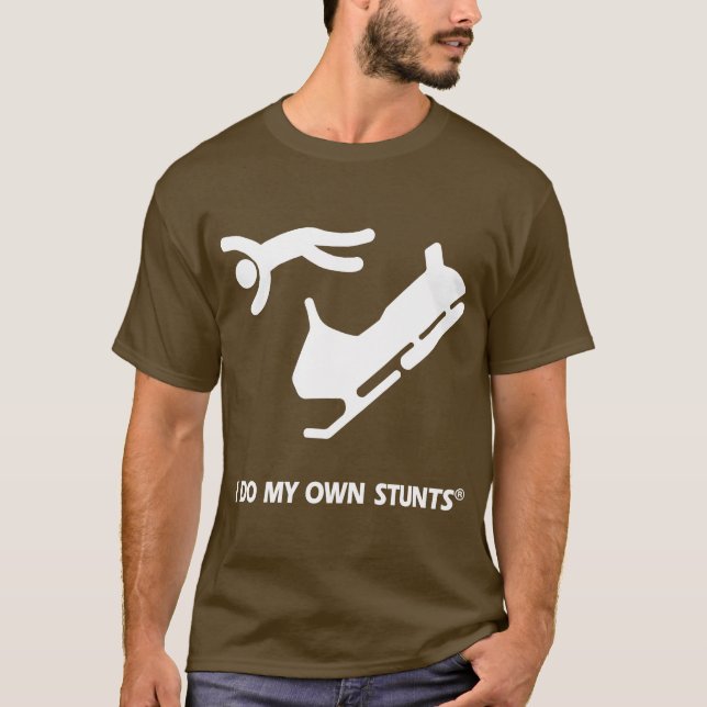Snowmobile meine eigenen Bremsungen T-Shirt (Vorderseite)