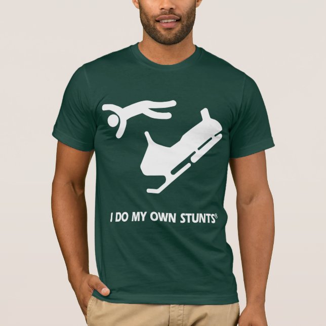 Snowmobile meine eigenen Bremsungen T-Shirt (Vorderseite)