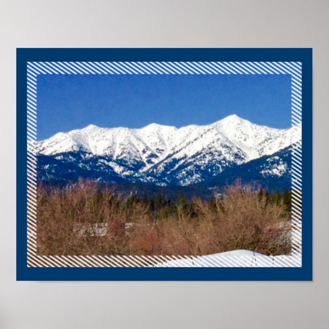 Snowmobile Mountain Dreams Poster (Vorne)