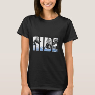 Snowmobile Ride Snowmobiling Winter Sport Skifahre T-Shirt