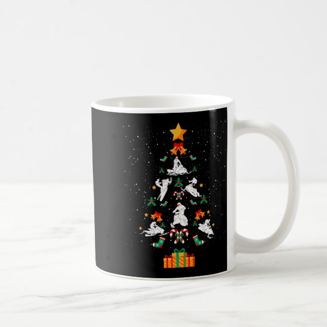 Snowmobile Snowmobiling Christmas Tree Xmas  Kaffeetasse (Rechts)