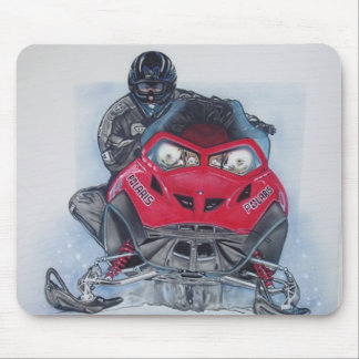 Snowmobiler Mousepad
