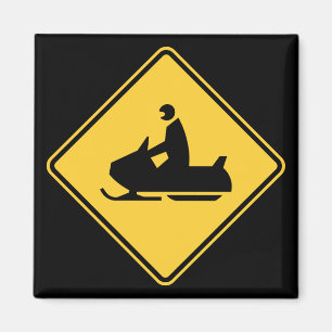 Snowmobilesymbol Magnet